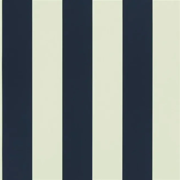 Ralph Lauren PRL026/01 Signature Stripe Library Spalding Stripe Dark Blue - tapeta w pasy
