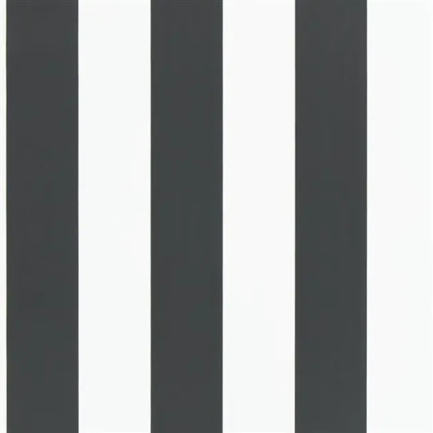 Ralph Lauren PRL026/09 Signature Stripe Library Spalding Stripe Black/White - tapeta w pasy