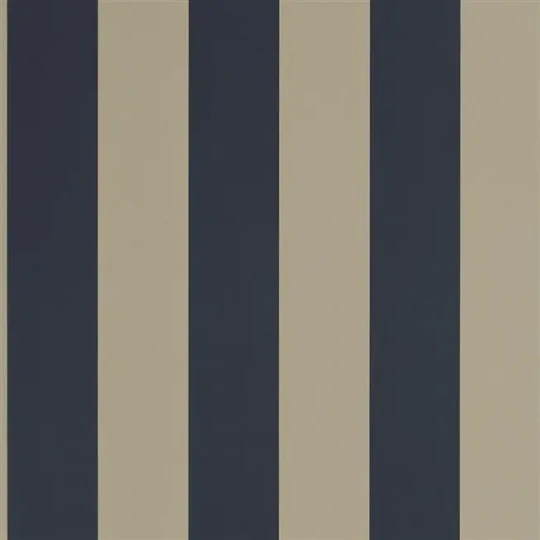 Ralph Lauren PRL026/13 Signature Stripe Library Spalding Stripe Dark Blue/Sand - tapeta w pasy