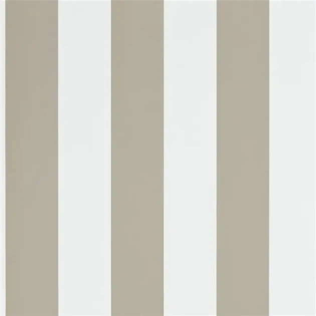 Ralph Lauren PRL026/15 Signature Stripe Library Spalding Stripe Sand/White - tapeta w pasy