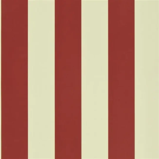 Ralph Lauren PRL026/18 Signature Stripe Library Spalding Stripe Red/Sand - tapeta w pasy