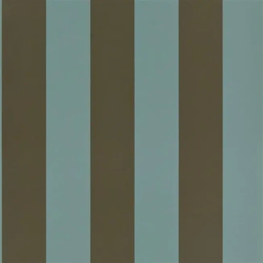 Ralph Lauren PRL026/20 Signature Stripe Library Spalding Stripe Teal - tapeta w pasy
