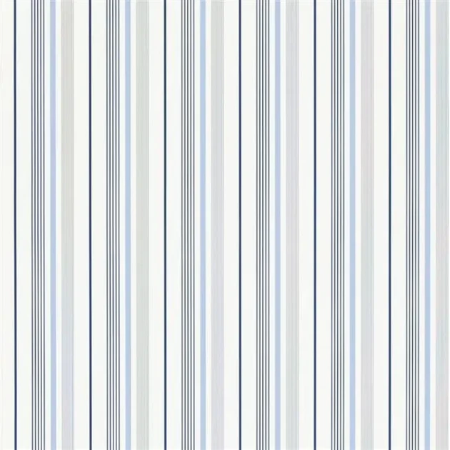 Ralph Lauren PRL057/01 Signature Stripe Library Gable Stripe Cornflower - tapeta w pasy