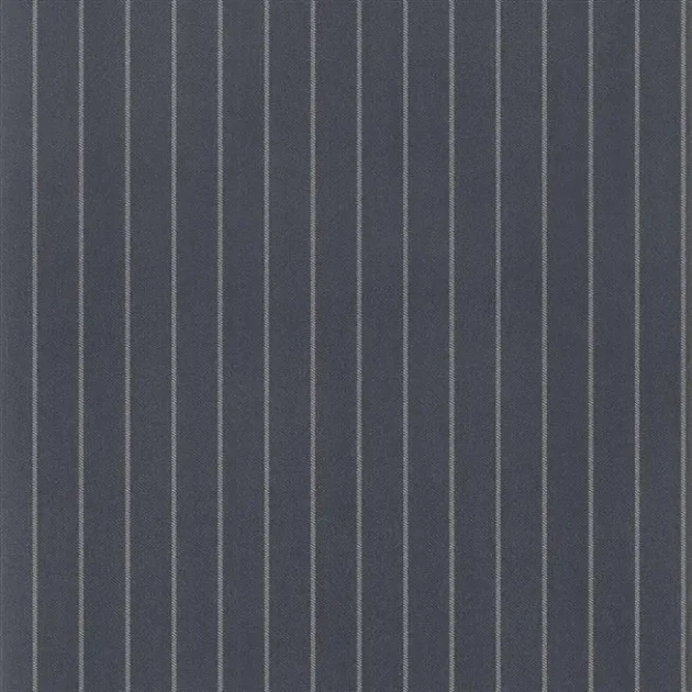 Ralph Lauren PRL5009/02 Signature Stripe Library Langford Chalk Stripe Dark Blue - tapeta w linie