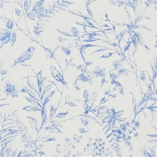 Ralph Lauren PRL710/02 Signature Florals Fern Toile Drawing Bluebell - tapeta botaniczna