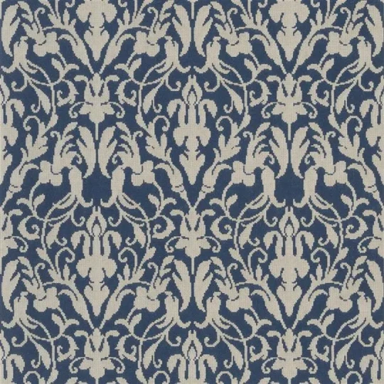 Ralph Lauren PRL5003/01 Signature Loft Speakeasy Damask Indigo - tapeta w adamaszek