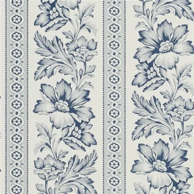 Ralph Lauren PRL5008/06 Signature Loft Gwinnet Toile Indigo - tapeta w kwiaty