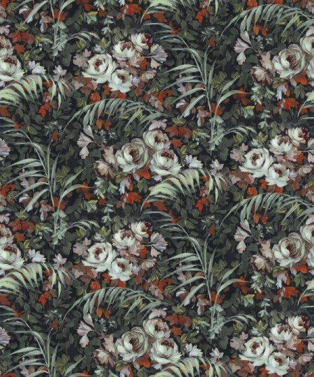 Rebel Walls R19209 Vintage Brocade Dazzling Foliage Lush - mural roślinny
