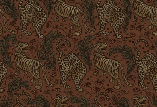 Rebel Walls R19213 Vintage Brocade Year of The Tiger Velvet - tapeta w tygrysy
