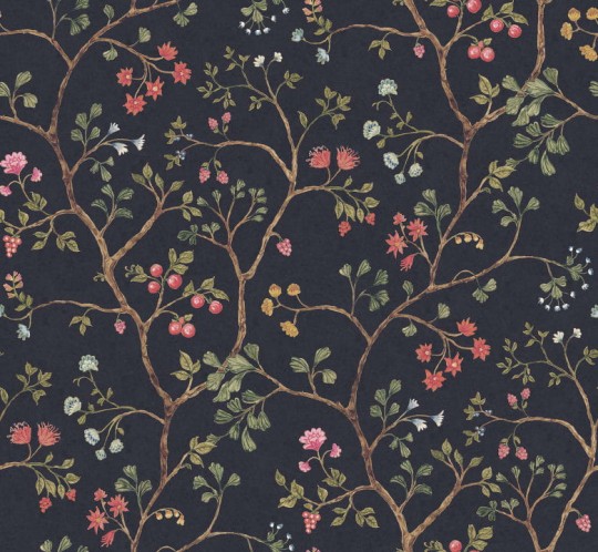Rebel Walls R19233 Vintage Brocade Song Tree Lush - mural roślinny