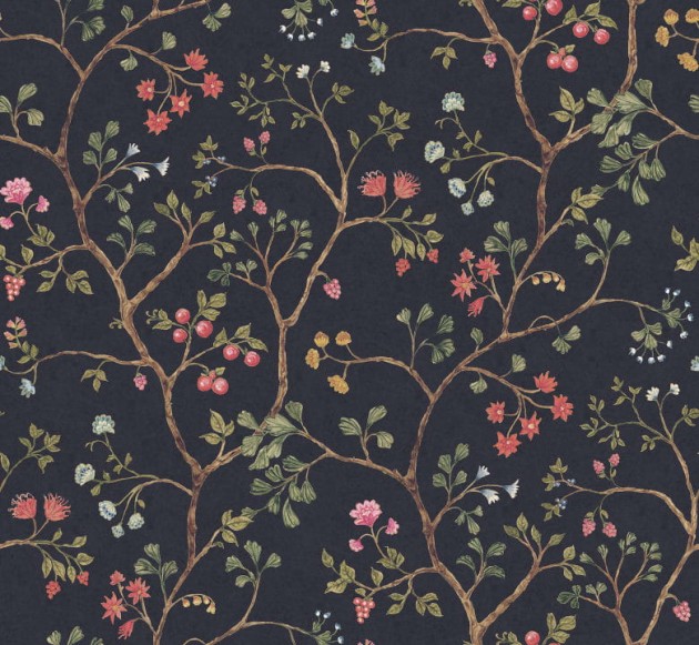 Rebel Walls R19233 Vintage Brocade Song Tree Lush - mural roślinny