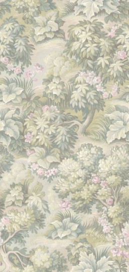 Rebel Walls R19245 Vintage Brocade The Path Pastel - mural roślinny