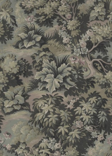Rebel Walls R19254 Vintage Brocade Blooming Park Dark - tapeta roślinna