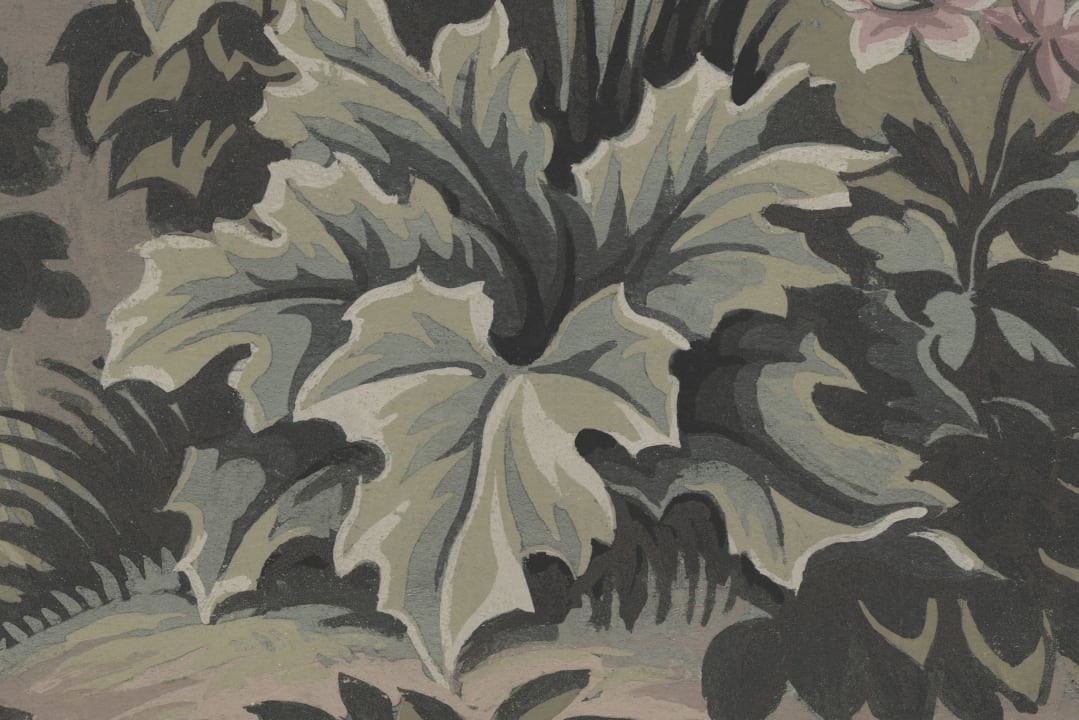 Rebel Walls R19254 Vintage Brocade Blooming Park Dark - tapeta roślinna