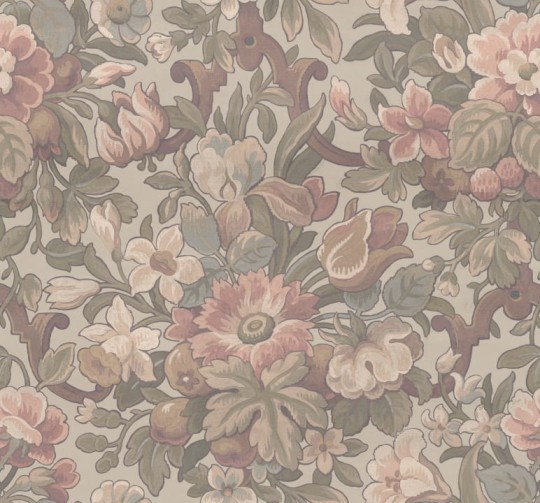 Rebel Walls R19266 Vintage Brocade Vintage Garden Pastel - tapeta w kwiaty