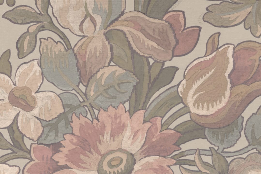 Rebel Walls R19266 Vintage Brocade Vintage Garden Pastel - tapeta w kwiaty