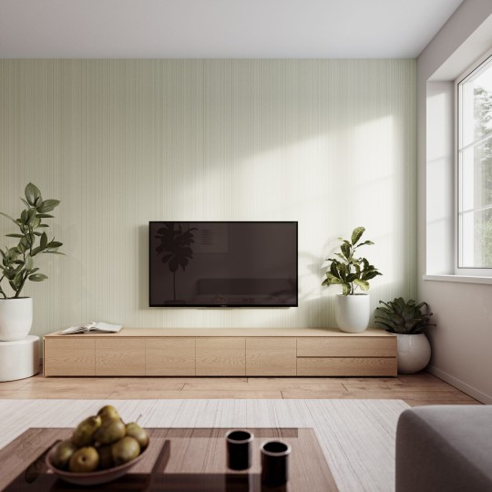 VINYLPEX W11.43 Hugo - tapeta obiektowa w cienkie prążki perłowa