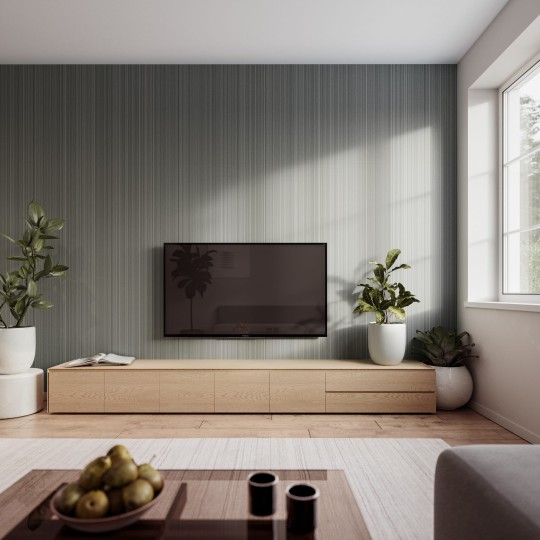 VINYLPEX W11.377 Hugo - tapeta obiektowa w cienkie prążki szara