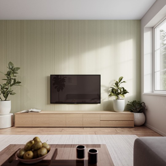 VINYLPEX W11.460 Hugo - tapeta obiektowa w cienkie prążki beżowa