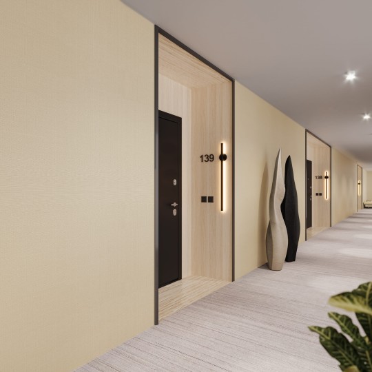 VINYLPEX W58.82 Kris - tapeta obiektowa imitująca płótno beżowa