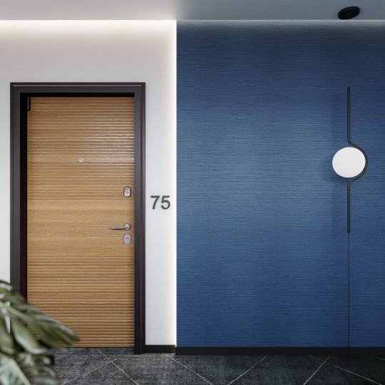 VINYLPEX W47.420 Ralph - tapeta obiektowa tkanina granatowa