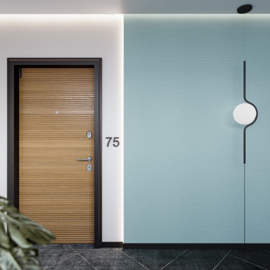 VINYLPEX W47.425 Ralph - tapeta obiektowa tkanina niebieska