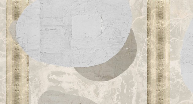 Muance MU13060 Edition 3 Amber Avalon Willow - geometryczny mural z motywem marmuru