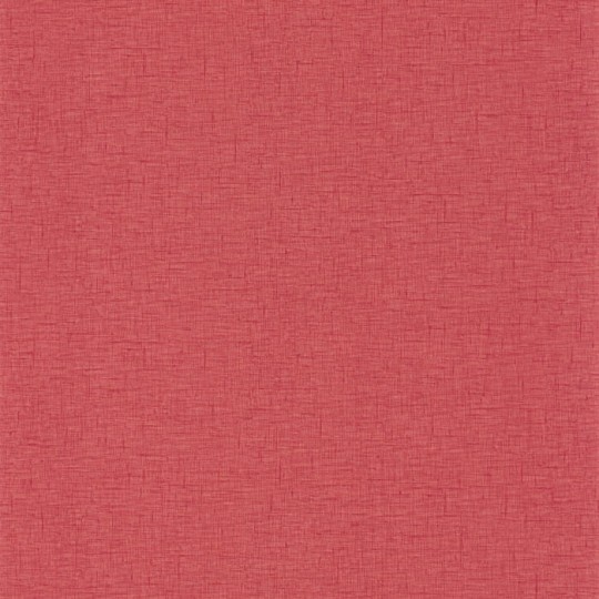 Caselio 103768079 Gaze Uni Rouge - czerwona tapeta imitująca gazę bawełnianą