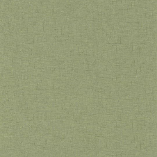 Caselio 103767228 Gaze Uni Vert Olive - oliwkowa tapeta imitująca gazę bawełnianą