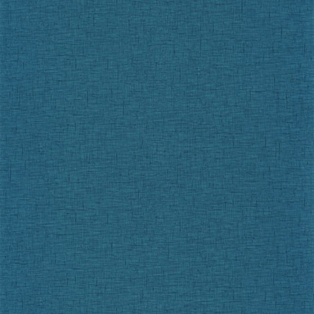 Caselio 103766623 Gaze Uni Bleu Madura - granatowa tapeta imitująca gazę bawełnianą