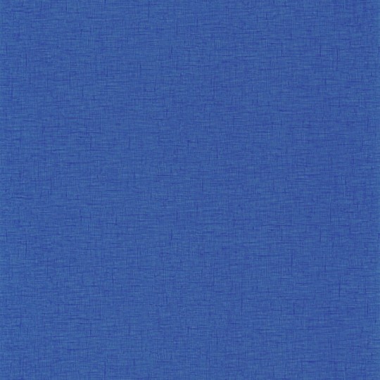 Caselio 103766710 Gaze Uni Bleu Roi - niebieska tapeta imitująca gazę bawełnianą