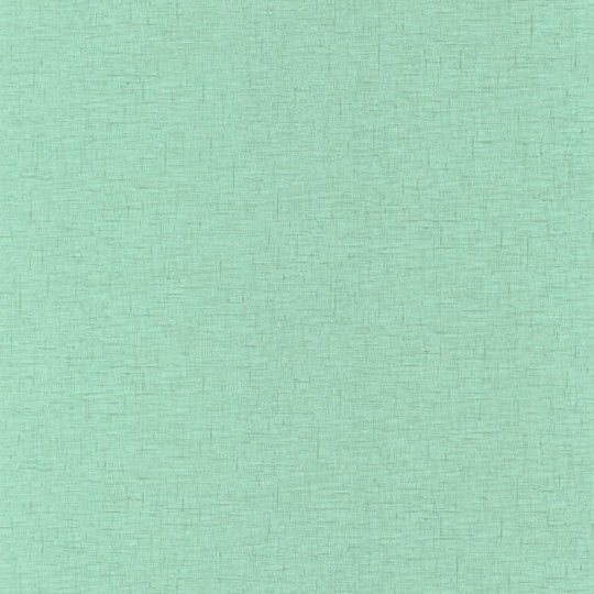 Caselio 103767449 Gaze Uni Vert Menthe - miętowa tapeta imitująca gazę bawełnianą