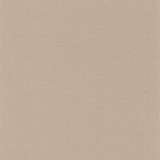Caselio 103762000 Gaze Uni Marron Glace - beżowa tapeta imitująca gazę bawełnianą
