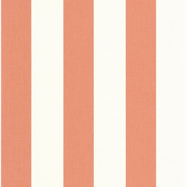 Caselio 104044024 Basics Linen Lines - tapeta w biało-koralowe paski