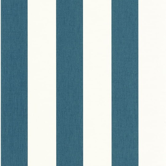 Caselio 104046023 Basics Linen Lines - tapeta w biało-niebieskie paski