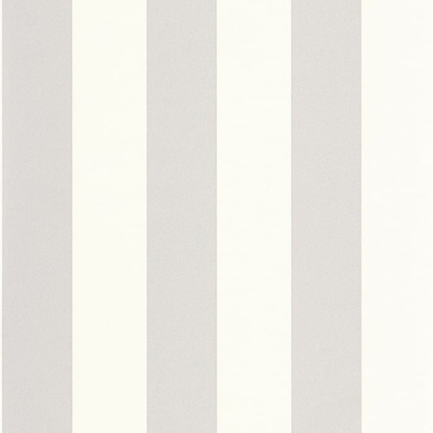 Caselio 104029001 Basics Wide Lines - tapeta w biało-szare paski