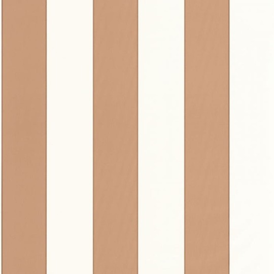 Caselio 101074044 Basics Moonlight Golden Line - tapeta w brązowo-białe paski ze złotymi wstawkami