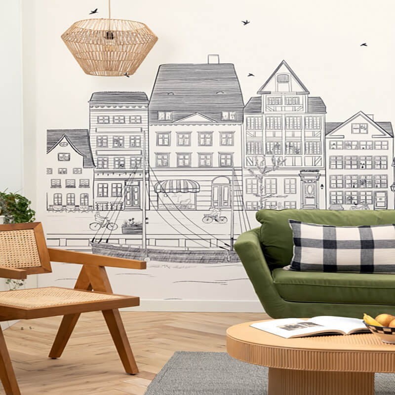 Caselio 104210901 Moonlight 2 Copenhague - mural szkicowany