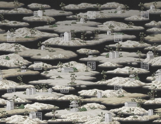 London Art KMN09 C Kimono Yukata - mural w stylu japońskim