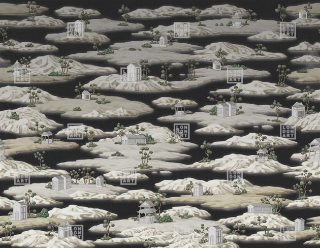 London Art KMN09 C Kimono Yukata - mural w stylu japońskim