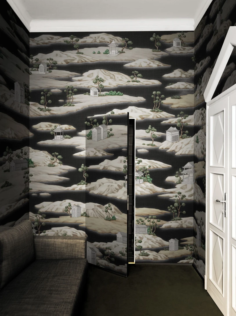 London Art KMN09 C Kimono Yukata - mural w stylu japońskim