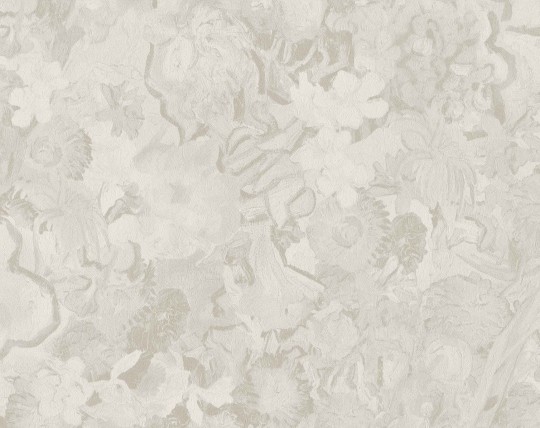 BN Walls 5028471 Van Gogh III - szara tapeta w kwiaty