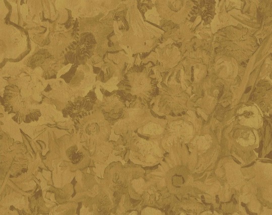 BN Walls 5028480 Van Gogh III - żółta tapeta w kwiaty