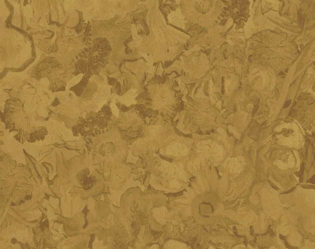 BN Walls 5028480 Van Gogh III - żółta tapeta w kwiaty
