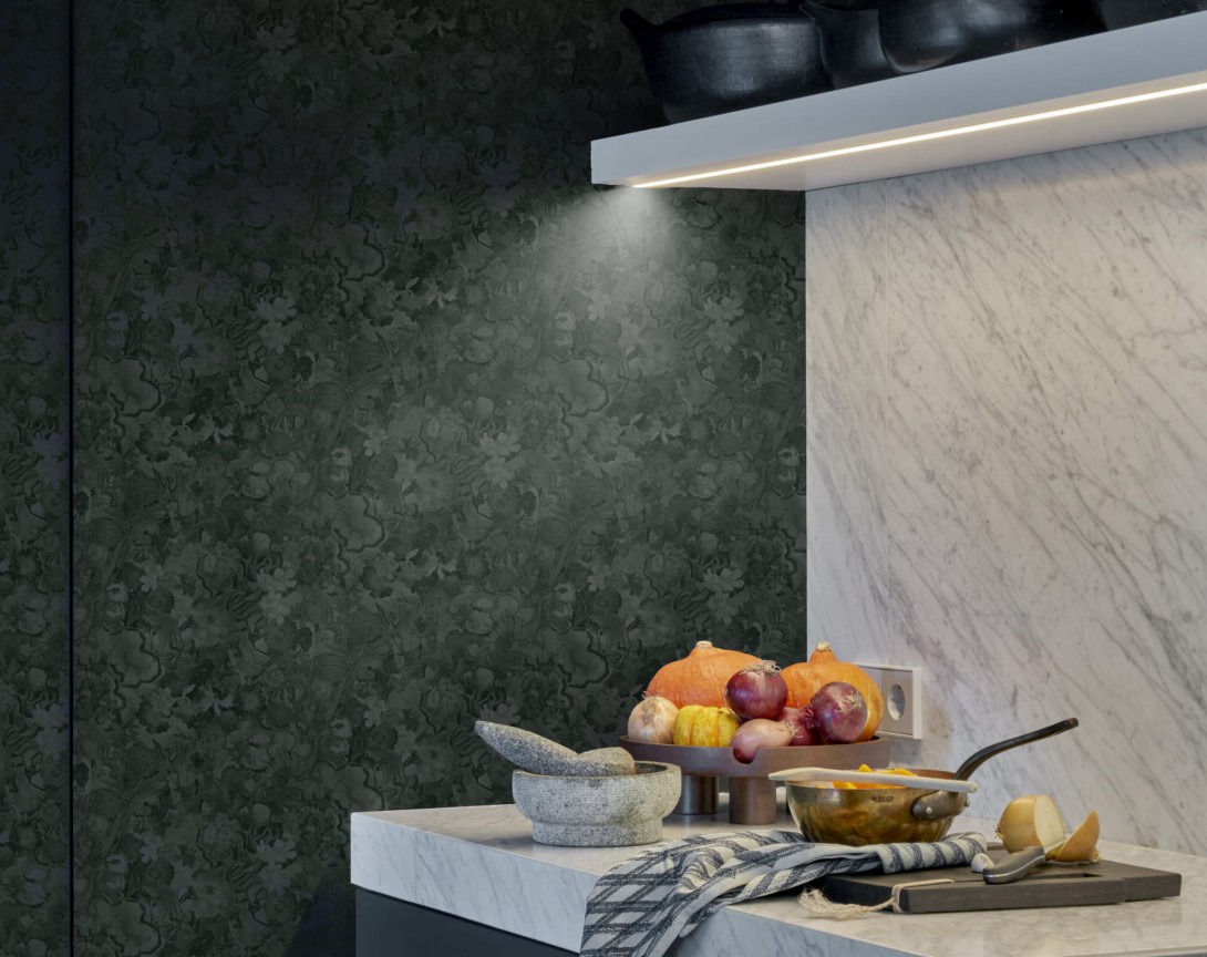 BN Walls 5028481 Van Gogh III - biała tapeta w kwiaty