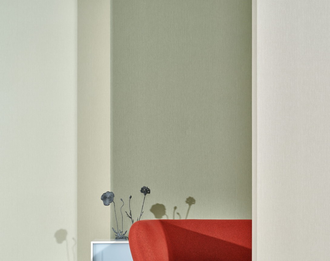 BN 221407 Monochrome Flax - szara tapeta imitująca len