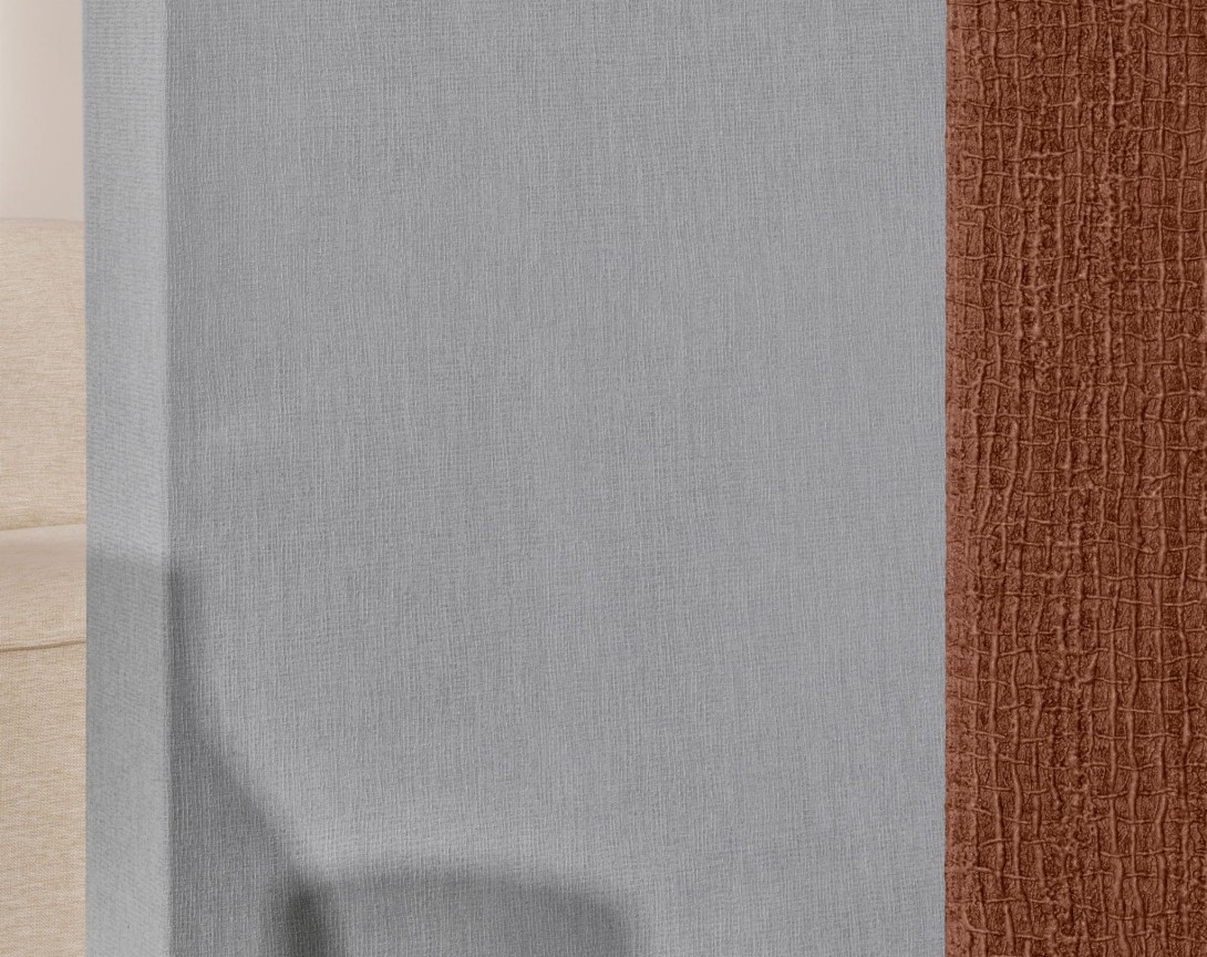 BN 221417 Monochrome Flax - szara tapeta imitująca len