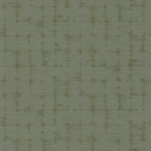 Casadeco 85157311 Utopia Fiction Kaki - tapeta z delikatnym geometrycznym motywem