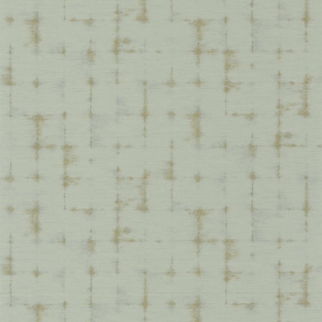 Casadeco 85156155 Utopia Fiction Bleu Glacier - tapeta z delikatnym geometrycznym motywem