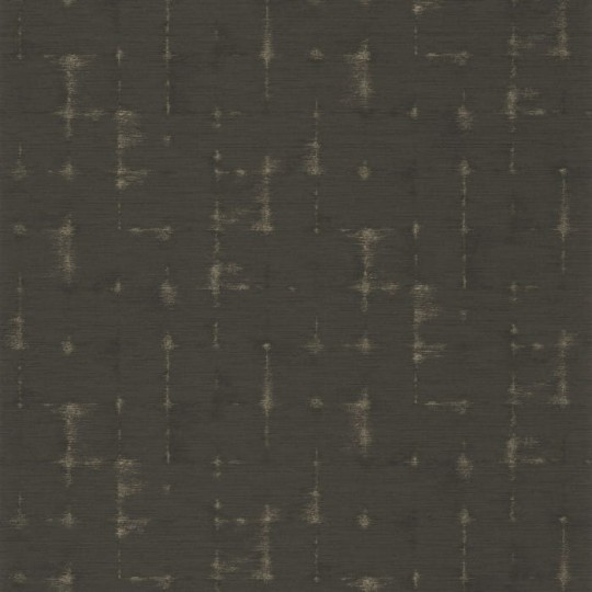 Casadeco 85159363 Utopia Fiction Noir - tapeta z delikatnym geometrycznym motywem